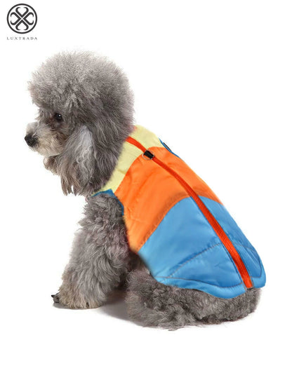 Dog Jackets for Winter Windproof Waterproof Cozy Dog Coat for Cold Weather Warm Apparel Clothes Puppy Dog Vest for Small Medium Dogs (Red+Black,M)