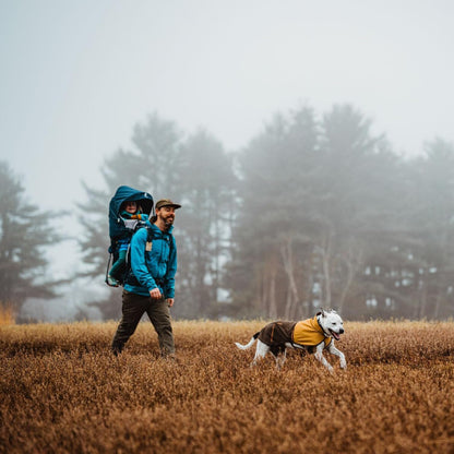 , Sun Shower Dog Raincoat, All-Weather Jacket, Waterproof, Windproof & Lightweight, Earth Brown, X-Small