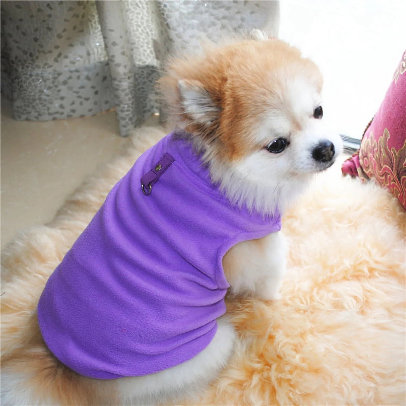 Dog Warm Sweater Puppy Apparel Fleece Vest