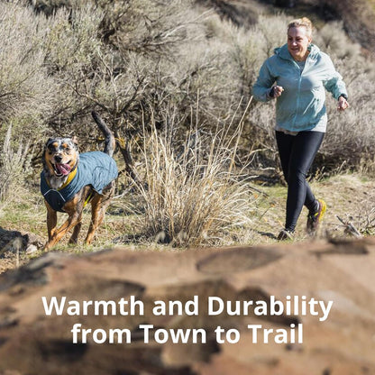 , Stumptown Insulated and Reflective, Cold Weather Winter Jacket for Dogs, Orion Blue, Small