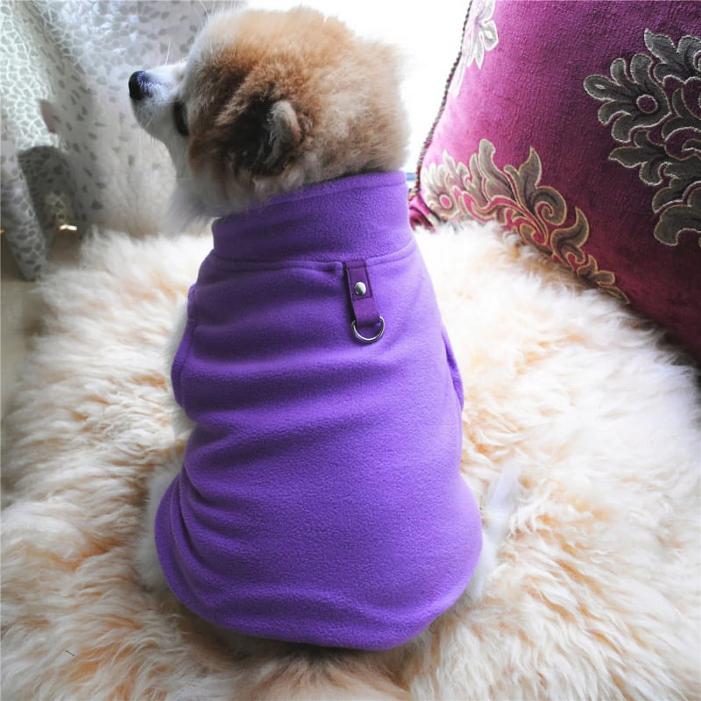 Dog Warm Sweater Puppy Apparel Fleece Vest
