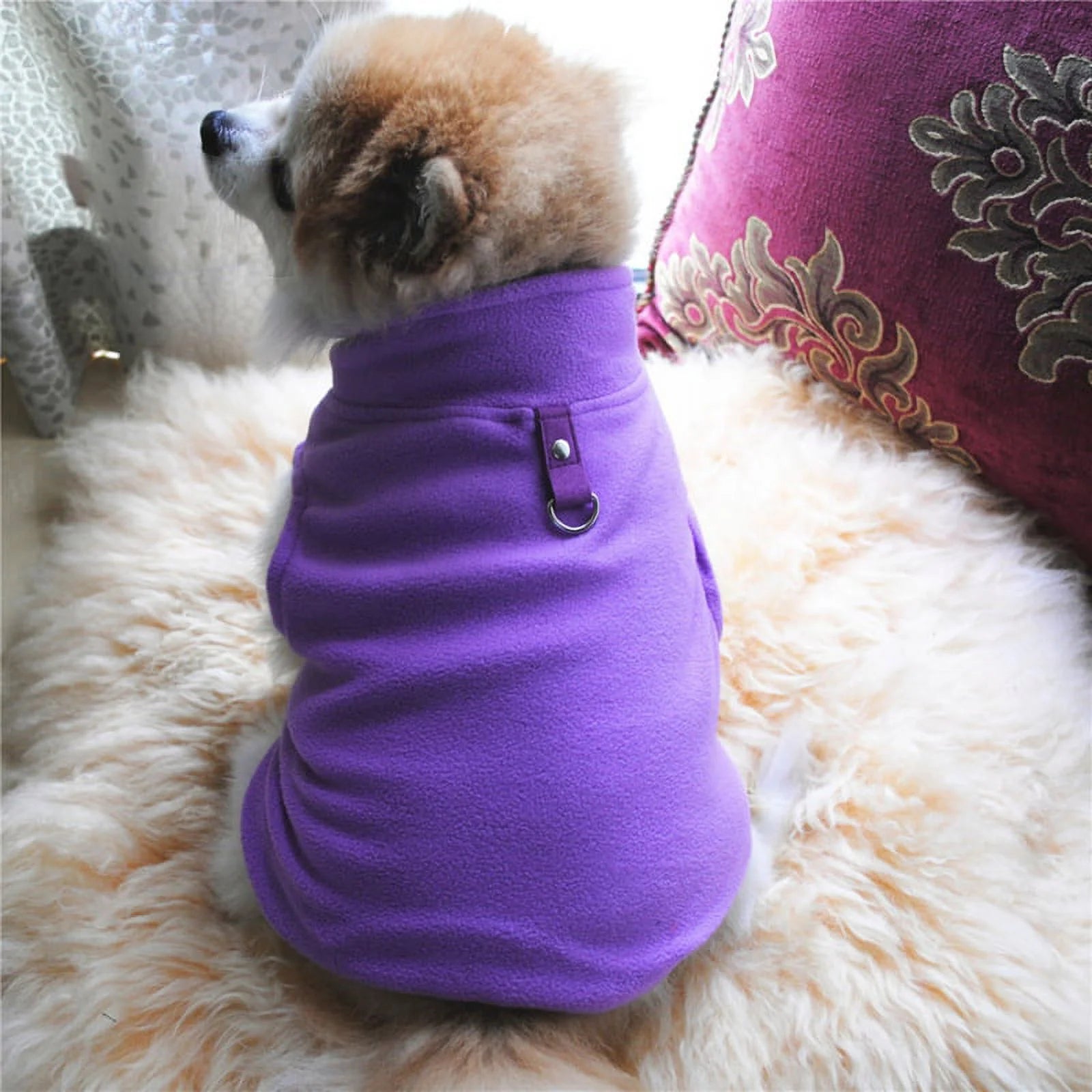 Dog Warm Sweater Puppy Apparel Fleece Vest