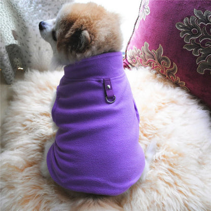 Dog Warm Sweater Puppy Apparel Fleece Vest