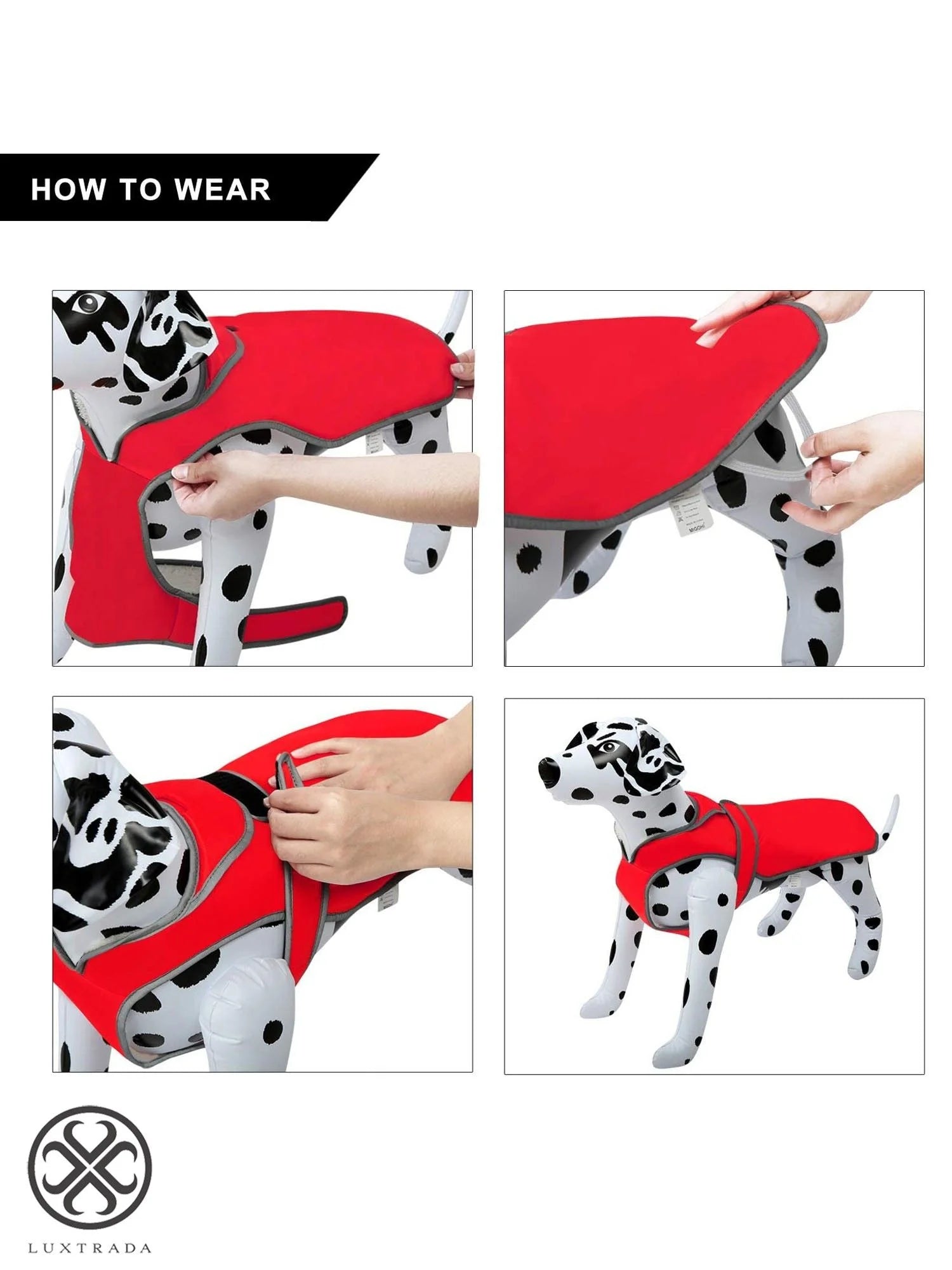 Reflective Waterproof Windproof Dog Coat Cold Weather Warm Dog Jacket Reversible Stormguard Winter Dog Vest for Small Medium Large Dogs