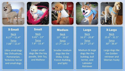 Cooling Vest for Dogs, Dog Vest Harness with Innovative Ice Packs for Optimum Temperature & Longer Cooling Time, Prevent Heat-Stroke, Applicable to All Breeds of Canines (X-Small Size)