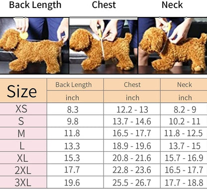 Dog Sweater 3 Pcs, Soft Fleece Vest with Leash Ring Pullover Jacket Winter Pet Dog Clothes for Puppy Small Dogs Cats Teddy Chihuahua Yorkshire (Plaid,M)