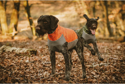 Worker Vest, Hunting/Sportsman Dog Vest, Orange Camo, L