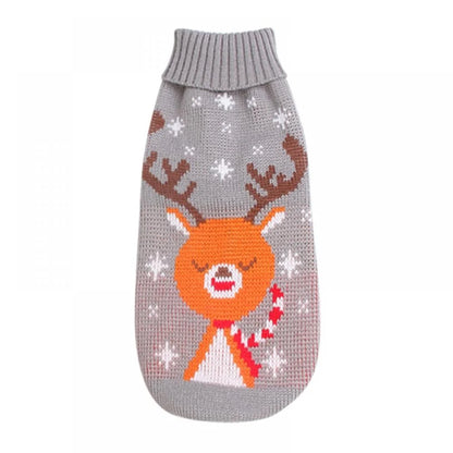 Christmas Dog Sweater Vest Xmas Puppy Costume Pet Holiday Warm Fall Winter Clothes for Small Medium Large Dogs Cats Pullover Cat Sweaters Outfits