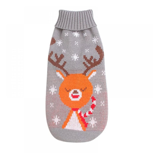 Christmas Dog Sweater Vest Xmas Puppy Costume Pet Holiday Warm Fall Winter Clothes for Small Medium Large Dogs Cats Pullover Cat Sweaters Outfits