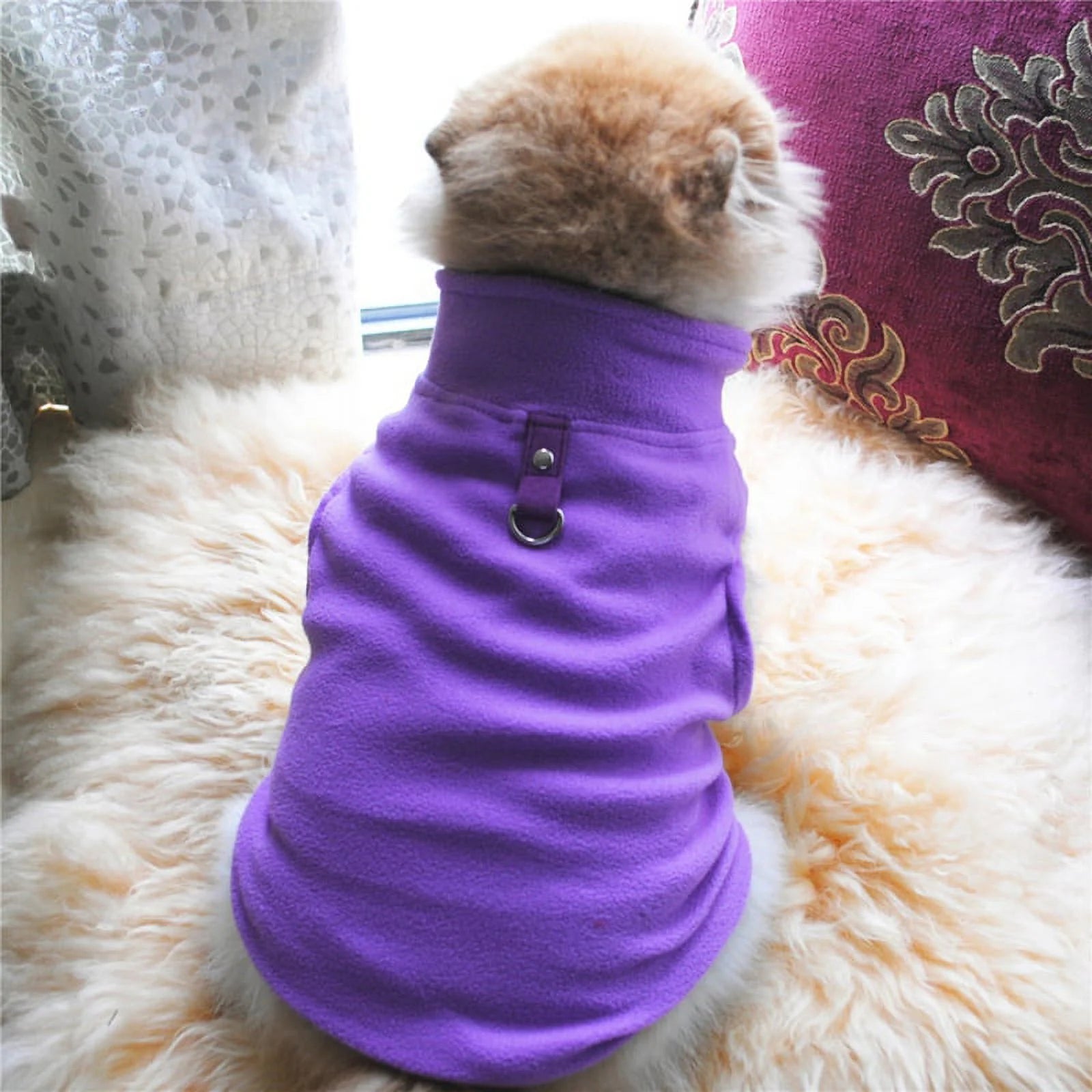 Dog Warm Sweater Puppy Apparel Fleece Vest